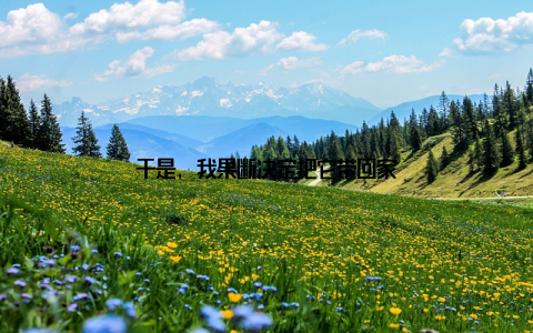 于是, 我果断决定把它带回家