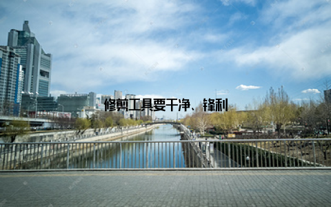 修剪工具要干净、锋利